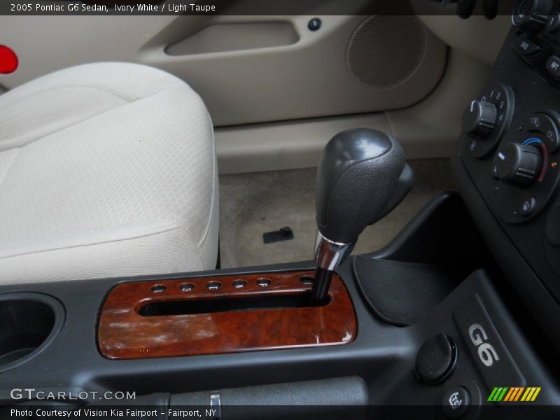 Ivory White / Light Taupe 2005 Pontiac G6 Sedan