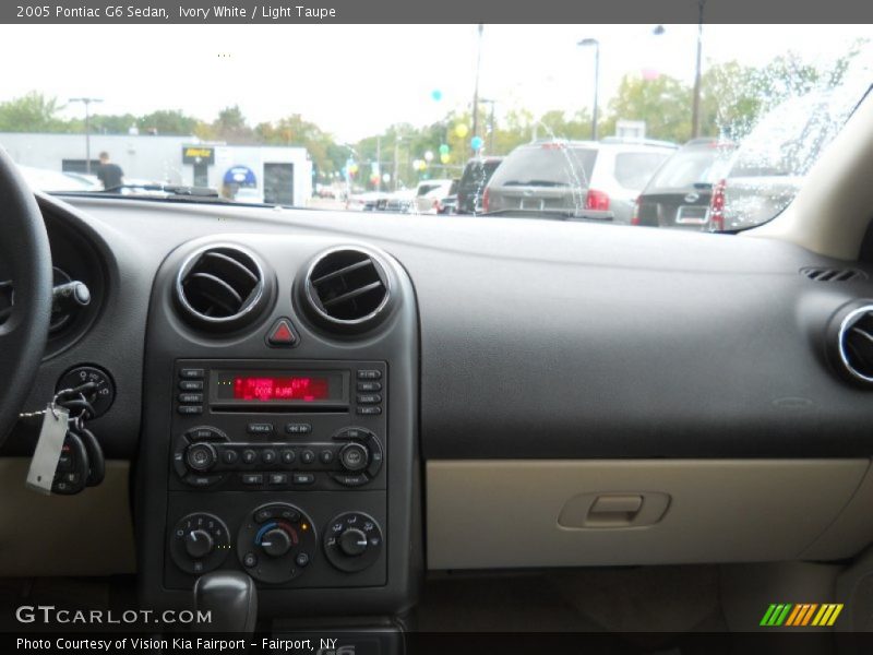 Ivory White / Light Taupe 2005 Pontiac G6 Sedan