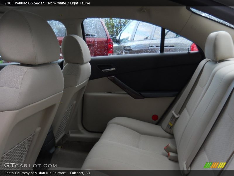 Ivory White / Light Taupe 2005 Pontiac G6 Sedan