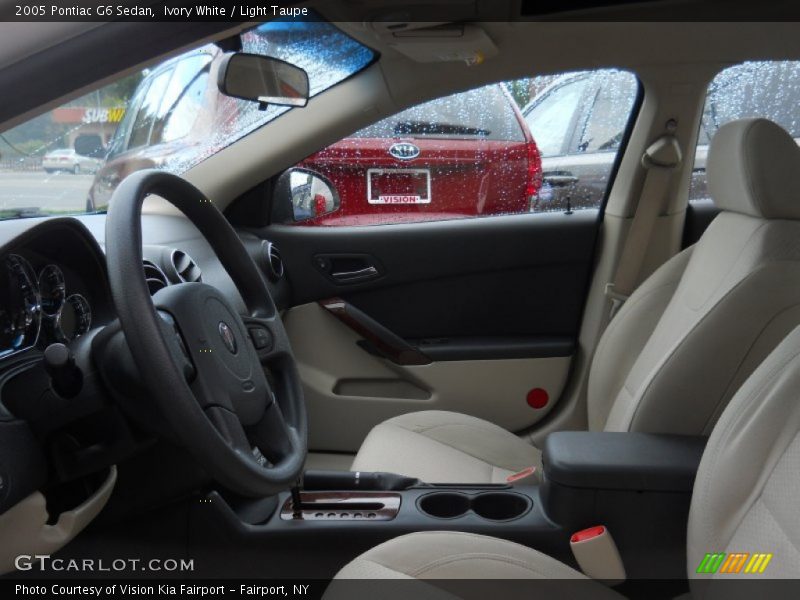 Ivory White / Light Taupe 2005 Pontiac G6 Sedan