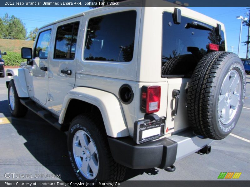 Sahara Tan / Black 2012 Jeep Wrangler Unlimited Sahara 4x4