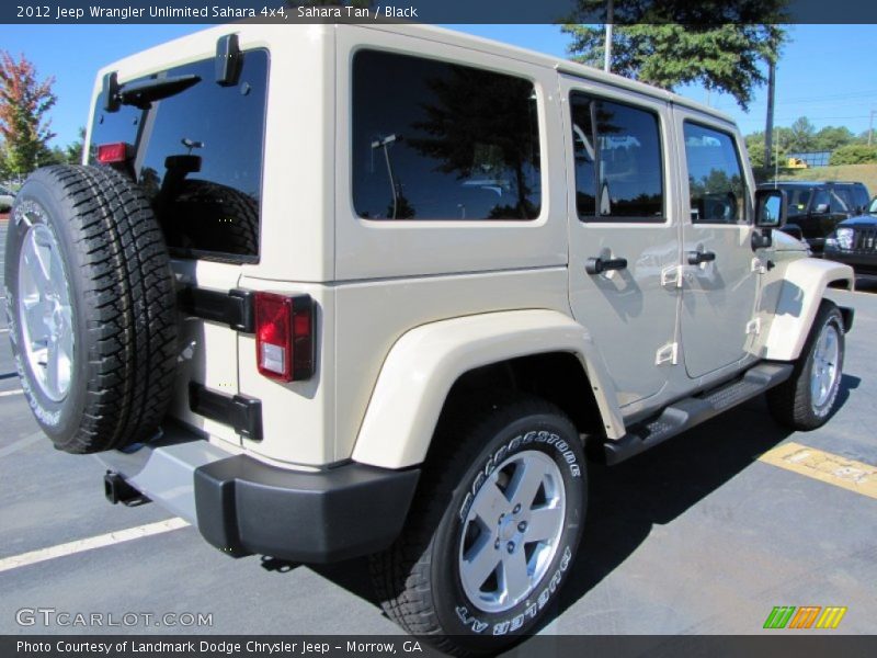 Sahara Tan / Black 2012 Jeep Wrangler Unlimited Sahara 4x4