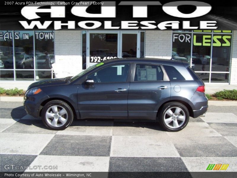 Carbon Gray Pearl / Ebony 2007 Acura RDX Technology