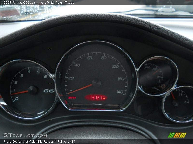 Ivory White / Light Taupe 2005 Pontiac G6 Sedan