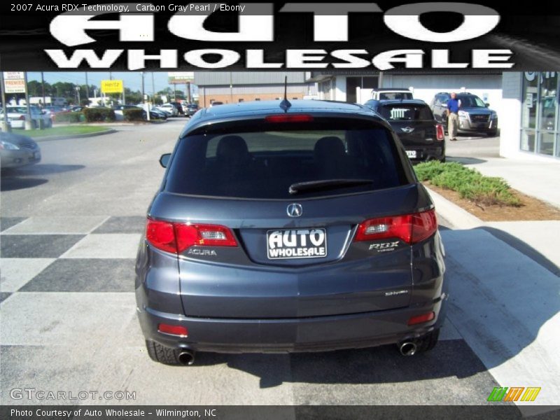 Carbon Gray Pearl / Ebony 2007 Acura RDX Technology