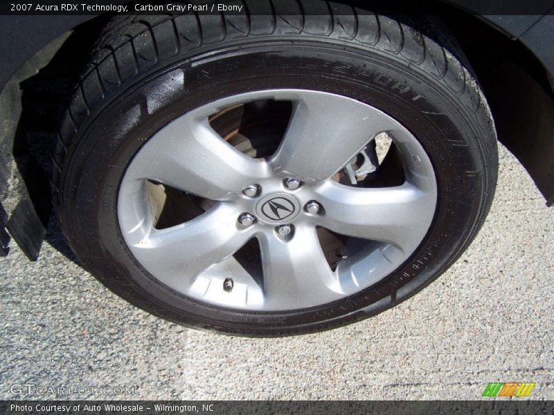 Carbon Gray Pearl / Ebony 2007 Acura RDX Technology