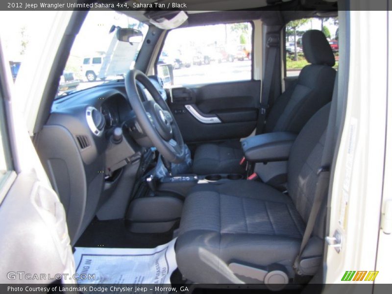 Sahara Tan / Black 2012 Jeep Wrangler Unlimited Sahara 4x4