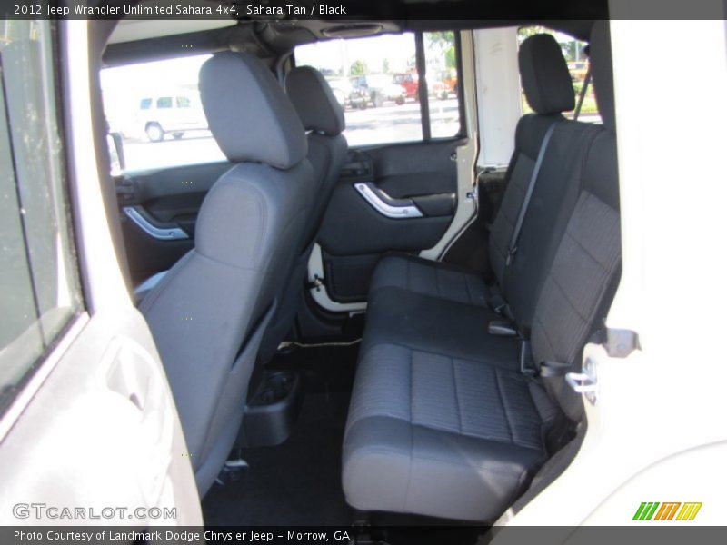 Sahara Tan / Black 2012 Jeep Wrangler Unlimited Sahara 4x4