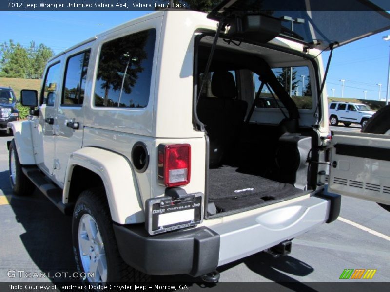 Sahara Tan / Black 2012 Jeep Wrangler Unlimited Sahara 4x4
