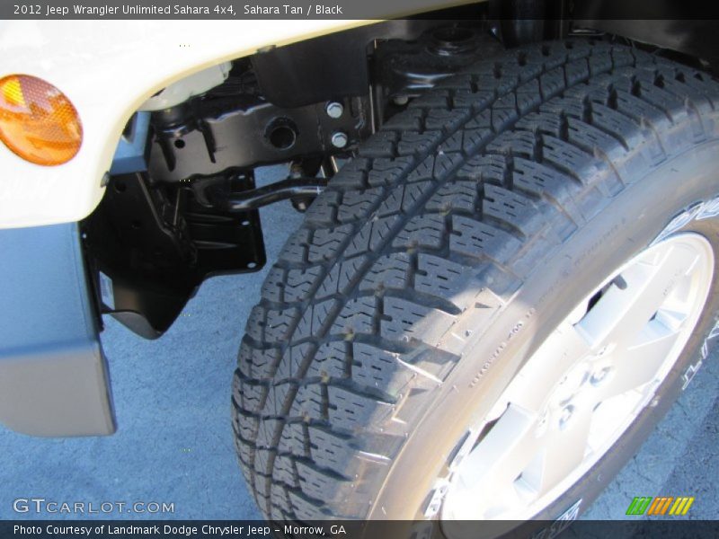 Sahara Tan / Black 2012 Jeep Wrangler Unlimited Sahara 4x4