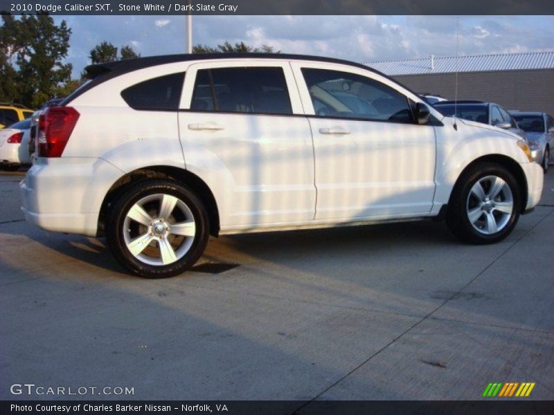 Stone White / Dark Slate Gray 2010 Dodge Caliber SXT