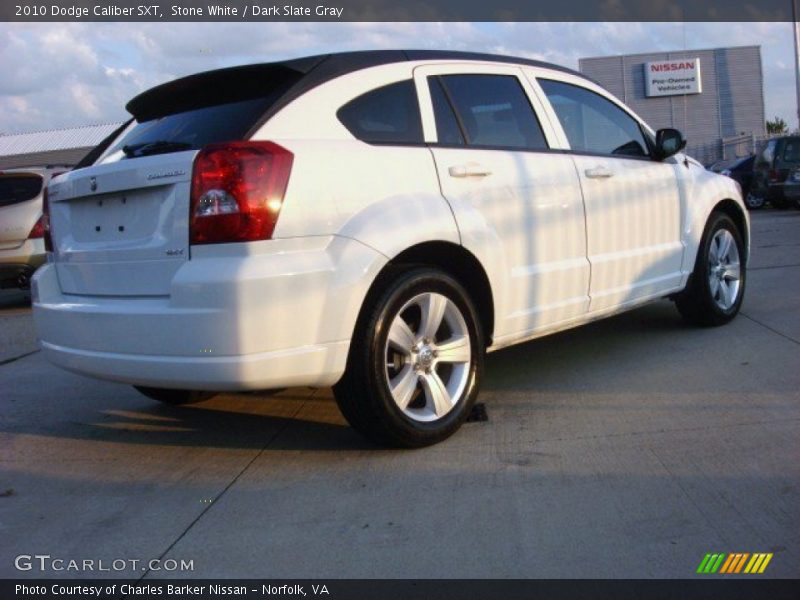 Stone White / Dark Slate Gray 2010 Dodge Caliber SXT