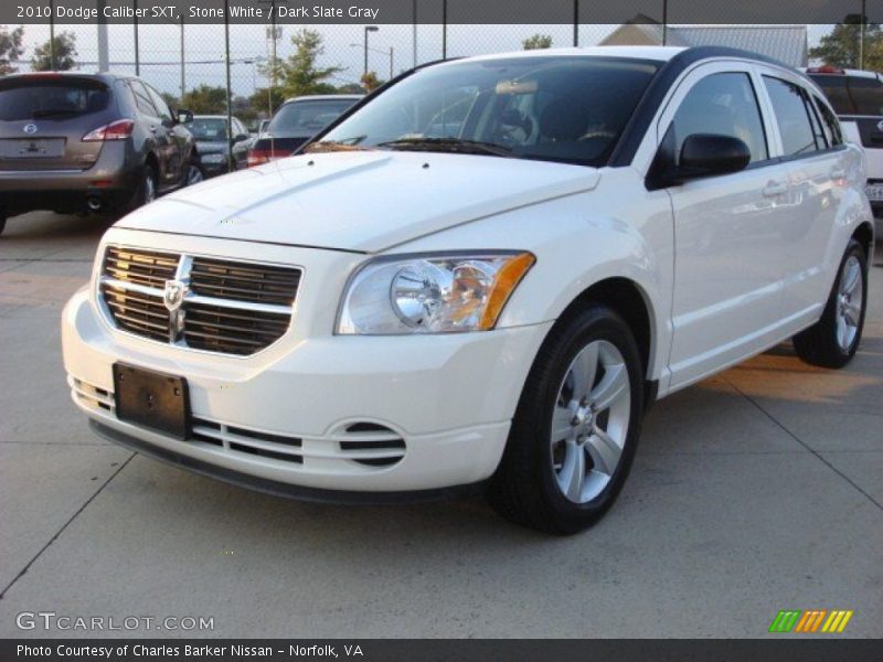 Stone White / Dark Slate Gray 2010 Dodge Caliber SXT