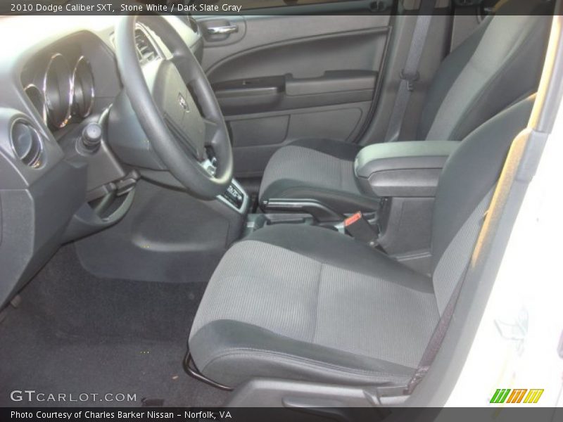 Stone White / Dark Slate Gray 2010 Dodge Caliber SXT