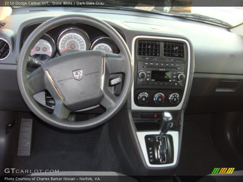 Stone White / Dark Slate Gray 2010 Dodge Caliber SXT