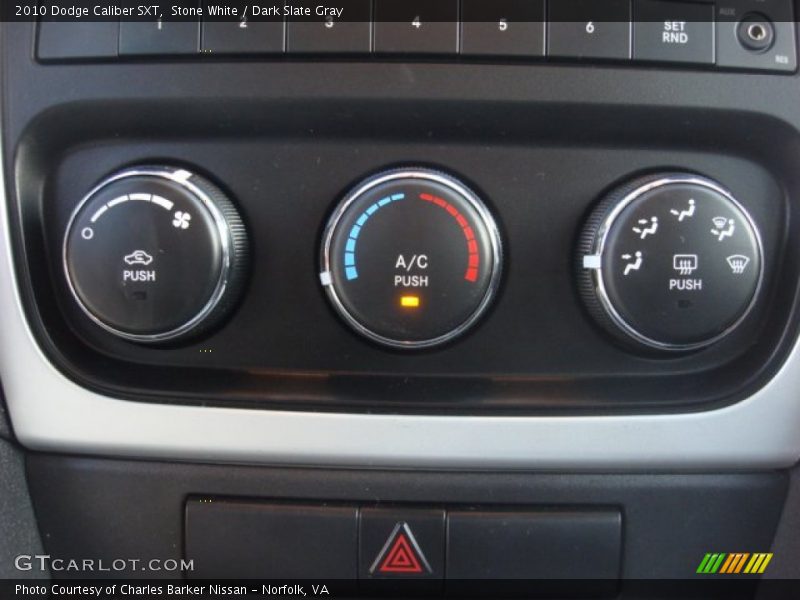 Stone White / Dark Slate Gray 2010 Dodge Caliber SXT