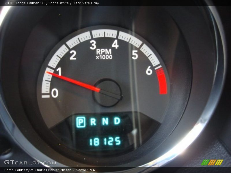 Stone White / Dark Slate Gray 2010 Dodge Caliber SXT