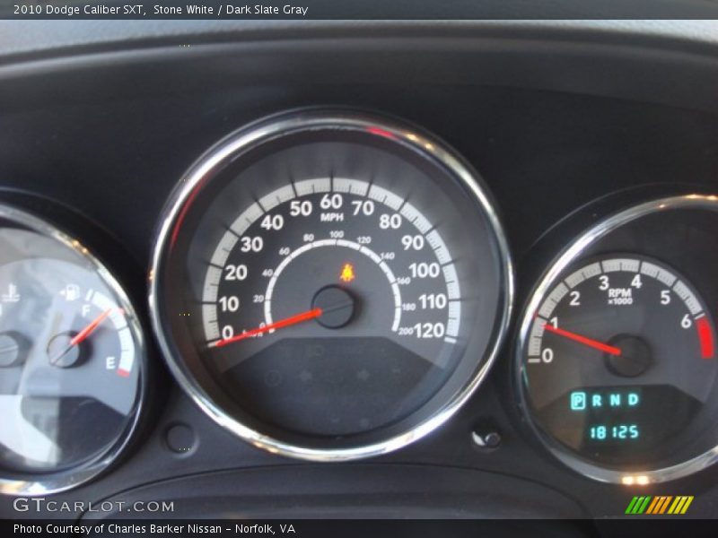 Stone White / Dark Slate Gray 2010 Dodge Caliber SXT