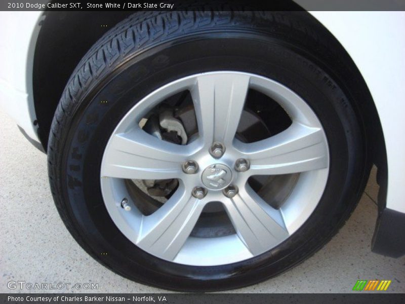 Stone White / Dark Slate Gray 2010 Dodge Caliber SXT