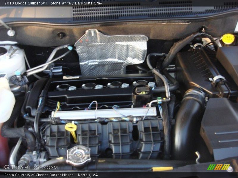 Stone White / Dark Slate Gray 2010 Dodge Caliber SXT