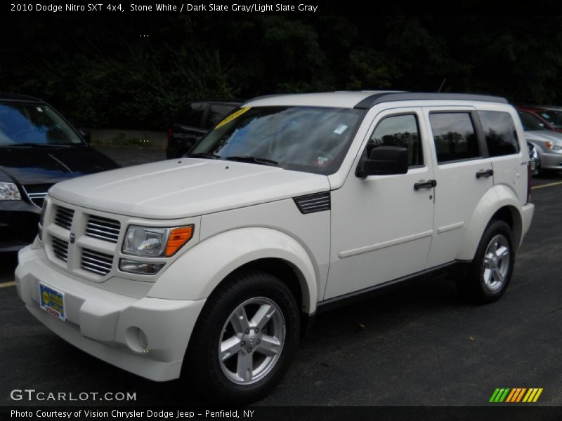 Stone White / Dark Slate Gray/Light Slate Gray 2010 Dodge Nitro SXT 4x4