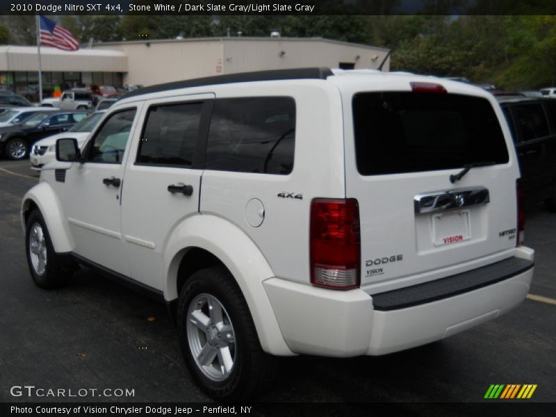 Stone White / Dark Slate Gray/Light Slate Gray 2010 Dodge Nitro SXT 4x4