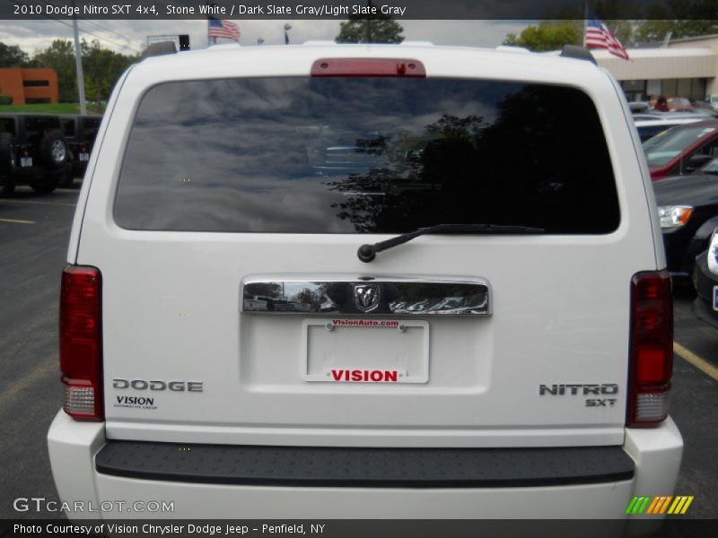 Stone White / Dark Slate Gray/Light Slate Gray 2010 Dodge Nitro SXT 4x4