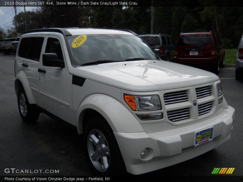 Stone White / Dark Slate Gray/Light Slate Gray 2010 Dodge Nitro SXT 4x4