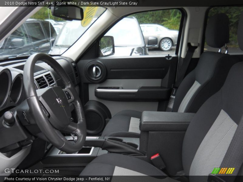Stone White / Dark Slate Gray/Light Slate Gray 2010 Dodge Nitro SXT 4x4