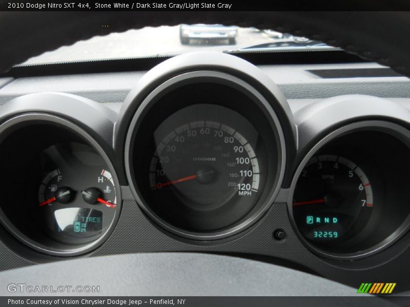 Stone White / Dark Slate Gray/Light Slate Gray 2010 Dodge Nitro SXT 4x4