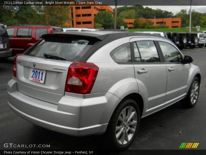 Bright Silver Metallic / Dark Slate Gray 2011 Dodge Caliber Heat
