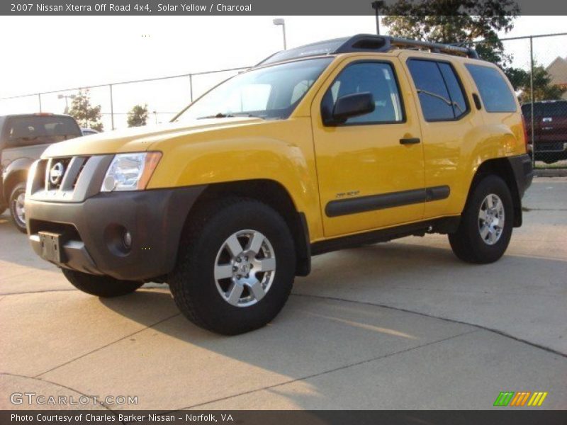 Solar Yellow / Charcoal 2007 Nissan Xterra Off Road 4x4