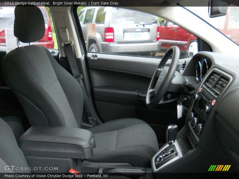 Bright Silver Metallic / Dark Slate Gray 2011 Dodge Caliber Heat