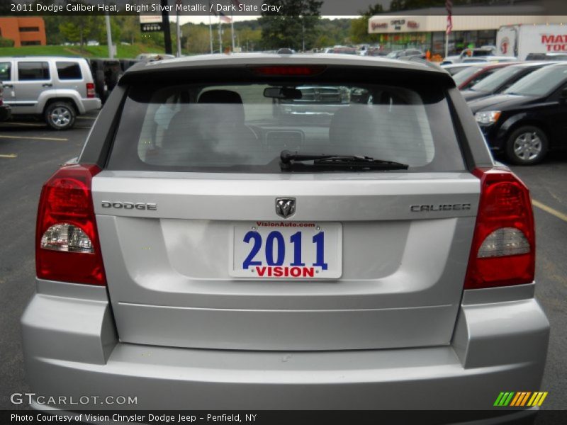 Bright Silver Metallic / Dark Slate Gray 2011 Dodge Caliber Heat