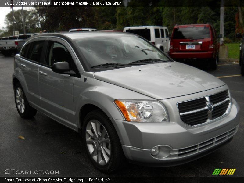 Bright Silver Metallic / Dark Slate Gray 2011 Dodge Caliber Heat