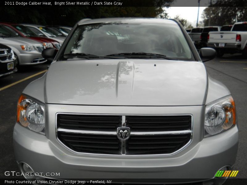 Bright Silver Metallic / Dark Slate Gray 2011 Dodge Caliber Heat