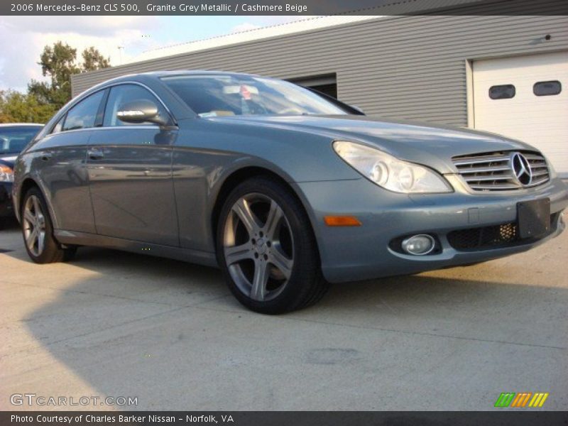 Granite Grey Metallic / Cashmere Beige 2006 Mercedes-Benz CLS 500