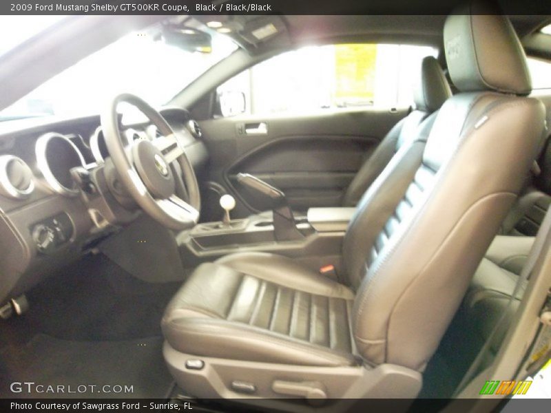  2009 Mustang Shelby GT500KR Coupe Black/Black Interior