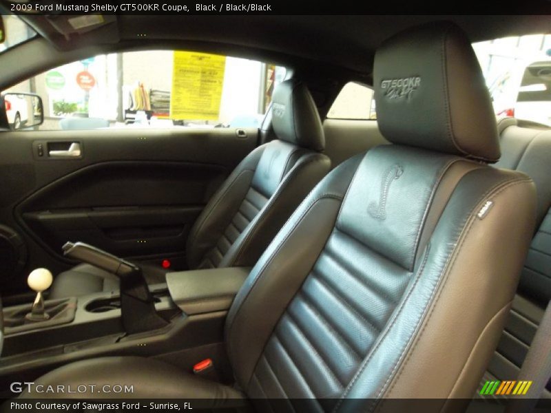  2009 Mustang Shelby GT500KR Coupe Black/Black Interior