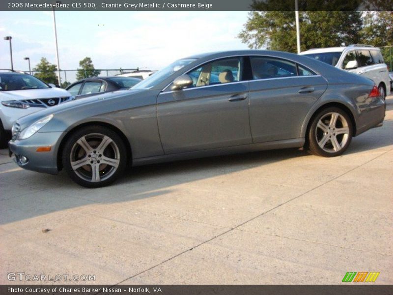 Granite Grey Metallic / Cashmere Beige 2006 Mercedes-Benz CLS 500