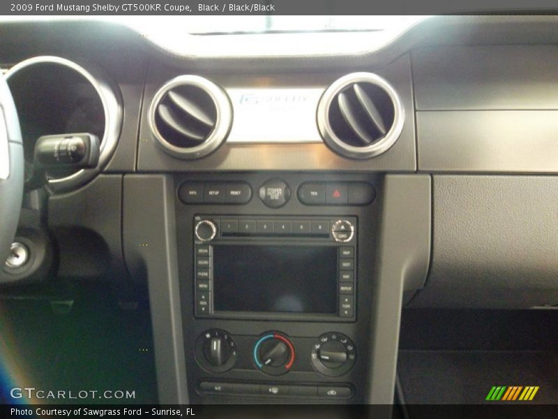 Controls of 2009 Mustang Shelby GT500KR Coupe