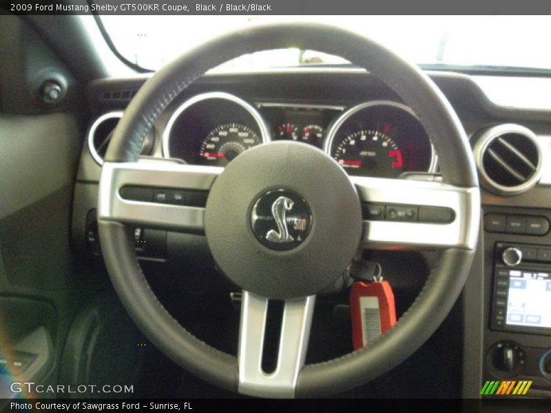  2009 Mustang Shelby GT500KR Coupe Steering Wheel