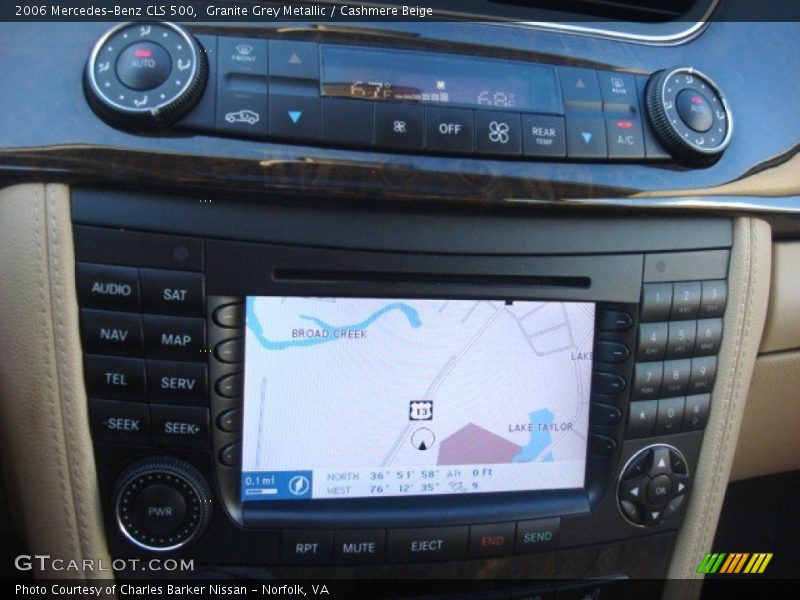 Granite Grey Metallic / Cashmere Beige 2006 Mercedes-Benz CLS 500