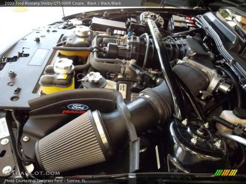  2009 Mustang Shelby GT500KR Coupe Engine - 5.4 Liter KR Supercharged DOHC 32-Valve V8
