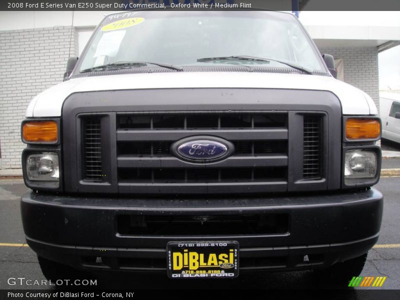 Oxford White / Medium Flint 2008 Ford E Series Van E250 Super Duty Commericial