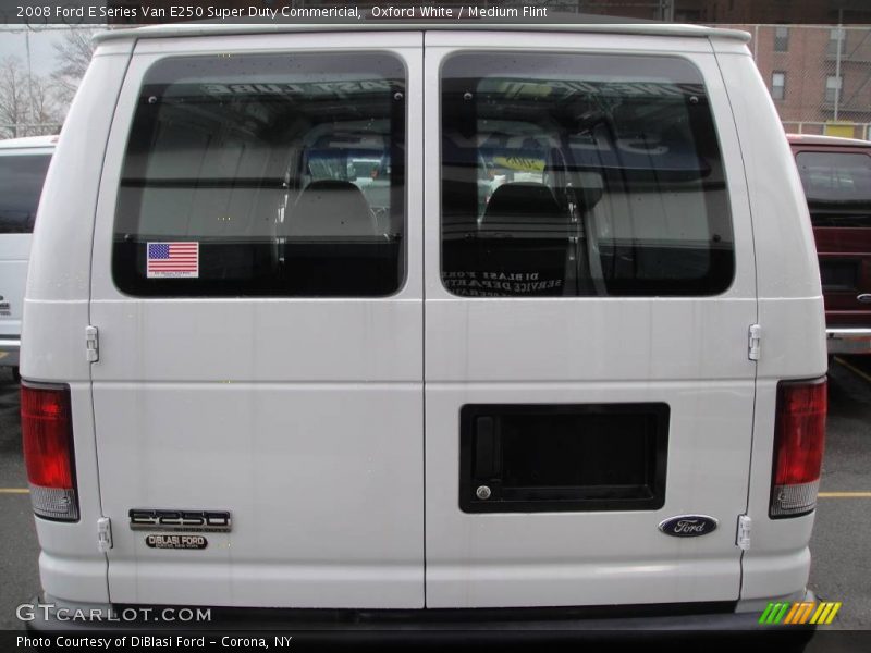 Oxford White / Medium Flint 2008 Ford E Series Van E250 Super Duty Commericial