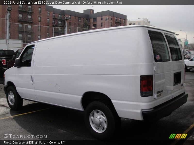 Oxford White / Medium Flint 2008 Ford E Series Van E250 Super Duty Commericial