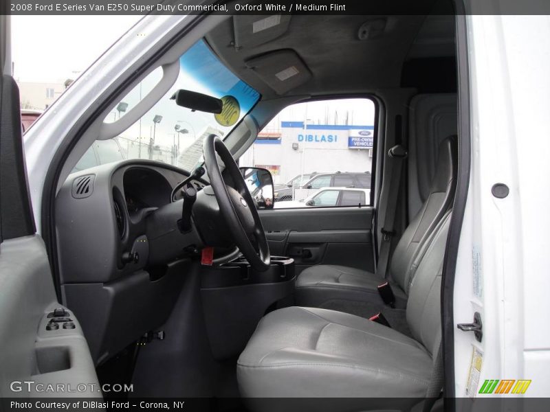 Oxford White / Medium Flint 2008 Ford E Series Van E250 Super Duty Commericial