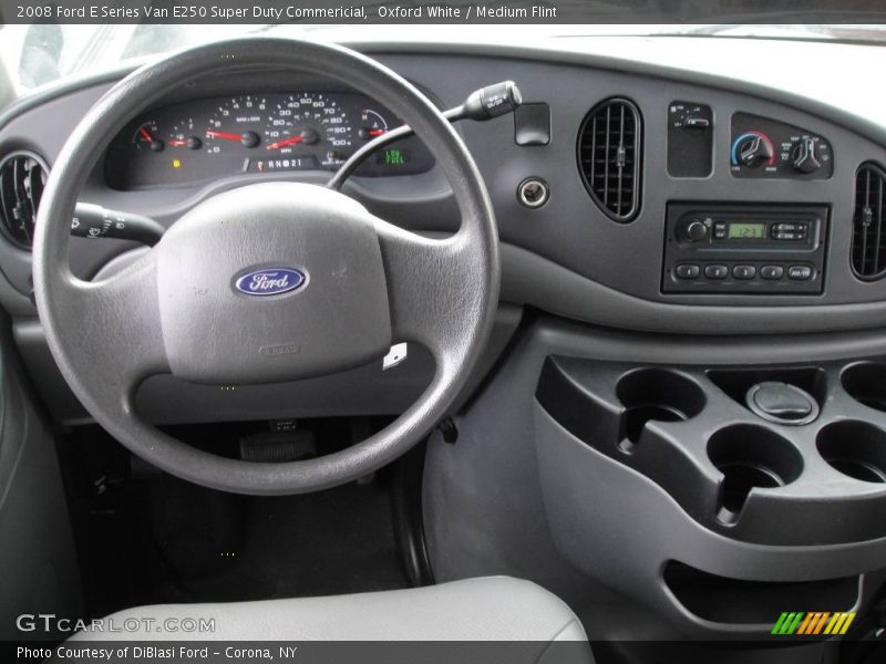 Oxford White / Medium Flint 2008 Ford E Series Van E250 Super Duty Commericial