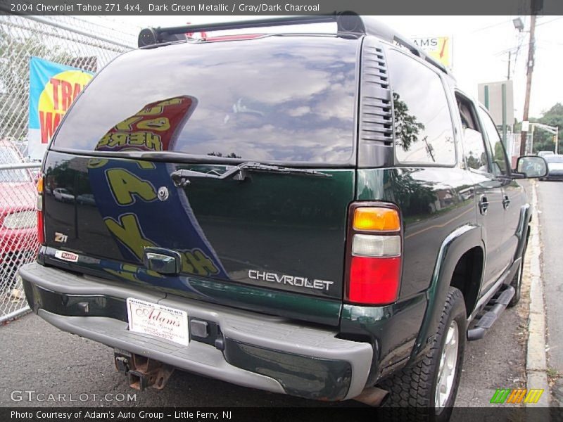 Dark Green Metallic / Gray/Dark Charcoal 2004 Chevrolet Tahoe Z71 4x4